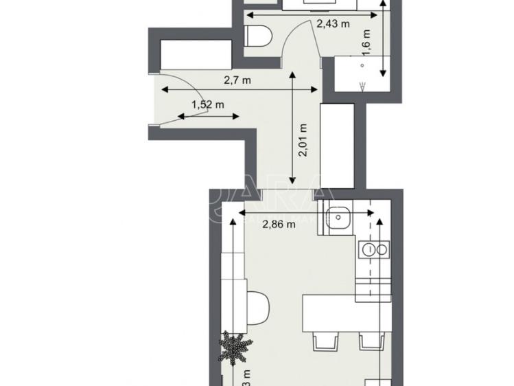 Prodej bytu 1+KK Praha, Radlická 857/40 č. 17