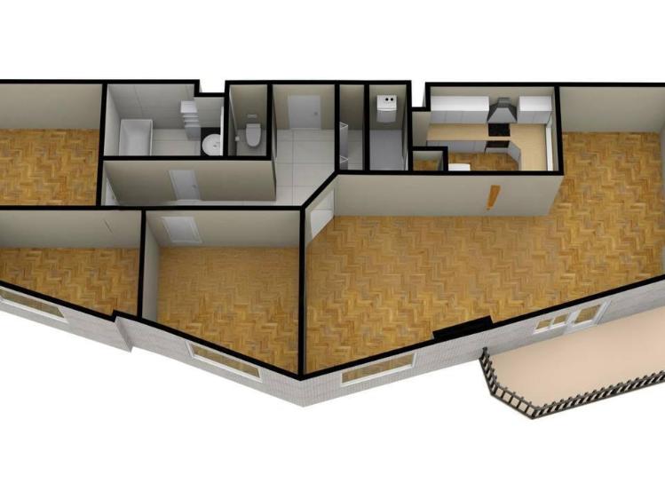 Pronájem bytu 4+1 Praha, Společná č. 8