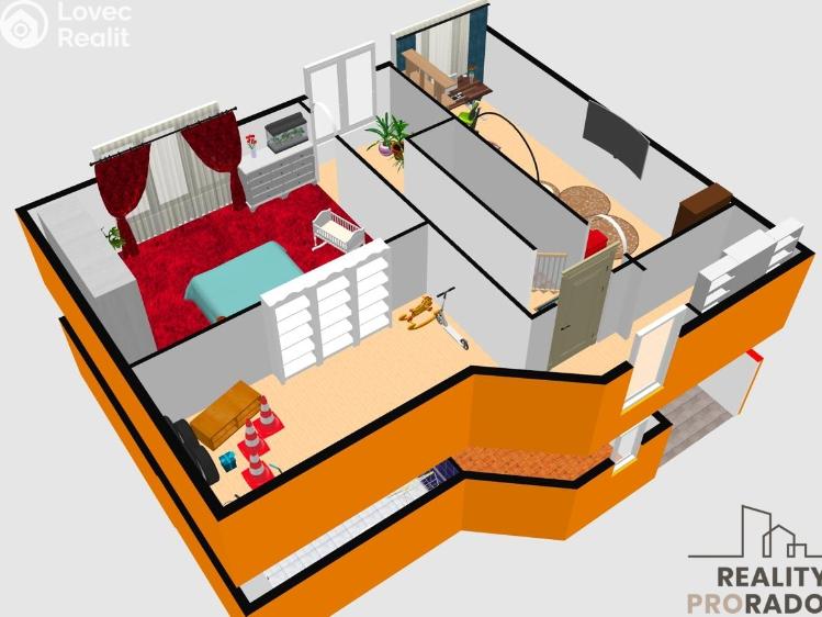 Pronájem bytu 3+KK Rájec-Jestřebí, Šafranice č. 9