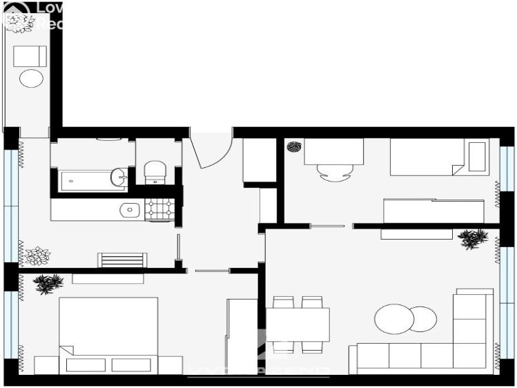 Продажа квартиры 3+1 Pardubice, Ohrazenická č. 6