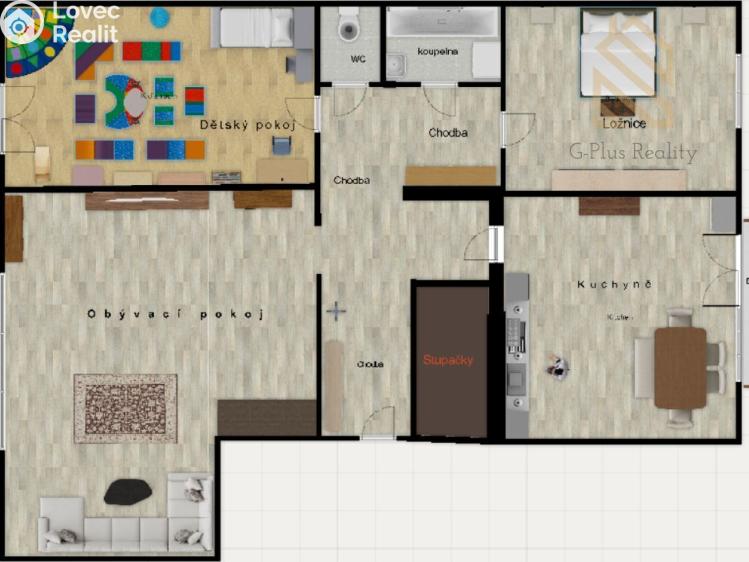 Prodej bytu 3+1 České Budějovice, J. Š. Baara 2231/59 č. 32