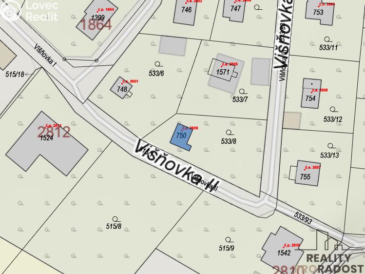 Prodej chaty Kamenice, Višňovka II č. 2