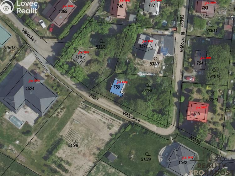 Prodej chaty Kamenice, Višňovka II č. 3