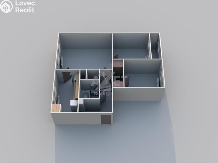 Prodej bytu 3+1 Český Těšín, Kysucká 1790/5 č. 4