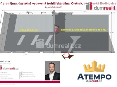 Pronájem výrobní haly Olešník č. 2