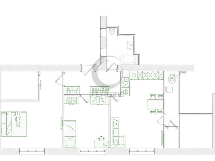 Prodej bytu 3+KK Praha, Božkova č. 2