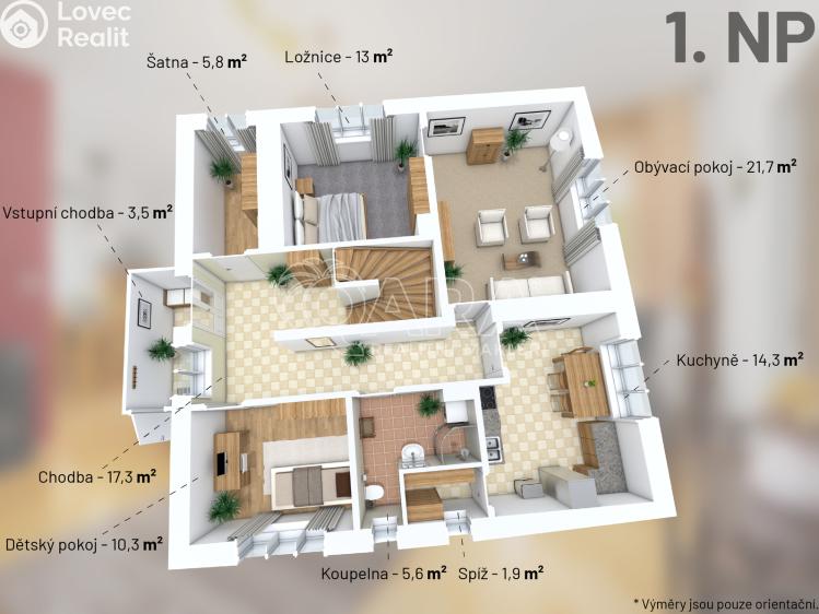 Prodej rodinného domu Týnec nad Sázavou č. 37