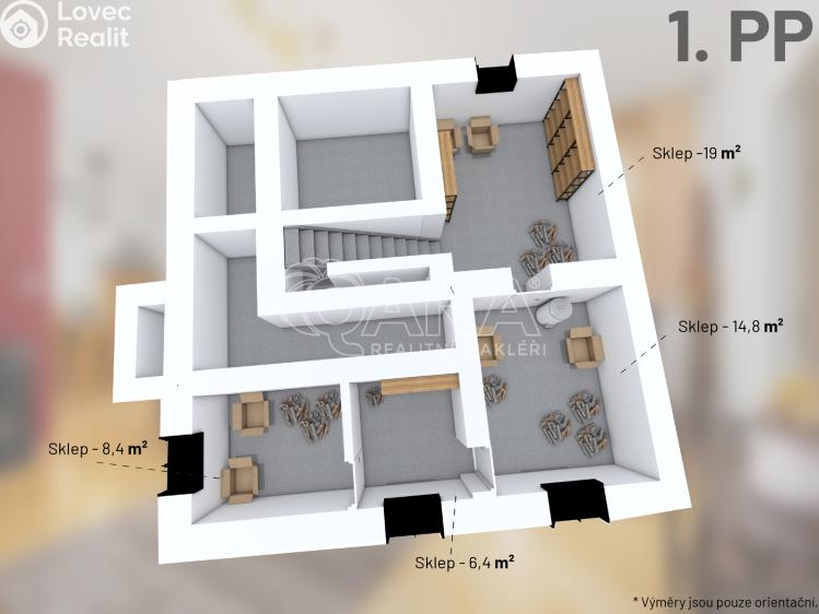 Prodej rodinného domu Týnec nad Sázavou č. 39