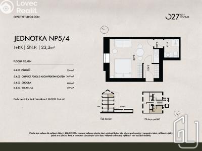 Prodej bytu 1+KK Praha, Ondříčkova č. 1
