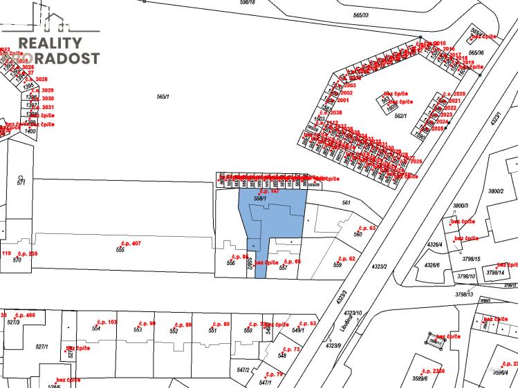 Pronájem skladového prostoru Teplice, Denisova č. 4