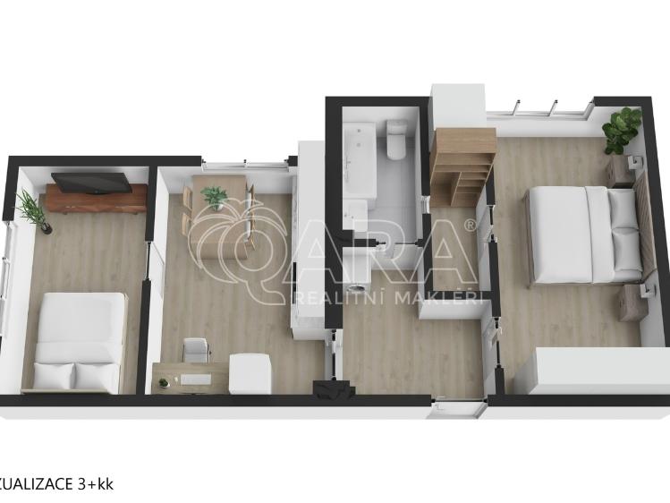 Prodej bytu 2+KK Praha, Biskupcova 1810/43 č. 18