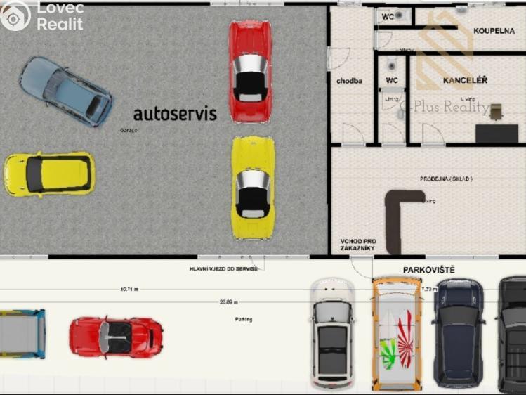 Продажа торгового помещеня Veltěže, Perucká 8 č. 38