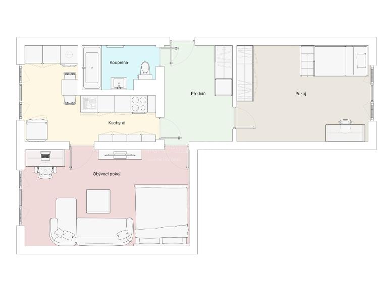 Prodej bytu 2+1 Plzeň, Dlouhá č. 3