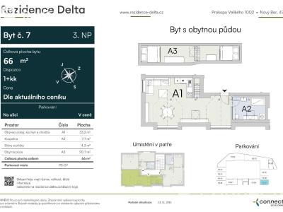 Prodej bytu 1+KK Nový Bor, Prokopa Velikého 1002 č. 2