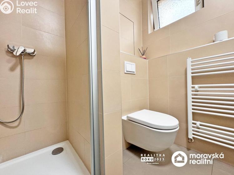 Pronájem bytu 1+KK Brno, Hybešova 1008/49 č. 8