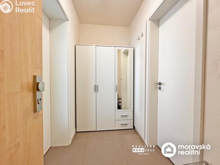 Pronájem bytu 1+KK Brno, Hybešova 1008/49 č. 10
