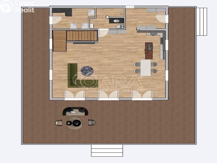 Prodej rodinného domu Hradištko, Kersko 847 č. 2