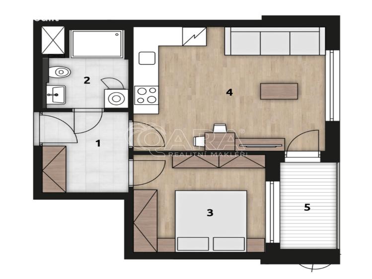 Pronájem bytu 2+KK Praha, Werichova 1145/23 č. 11