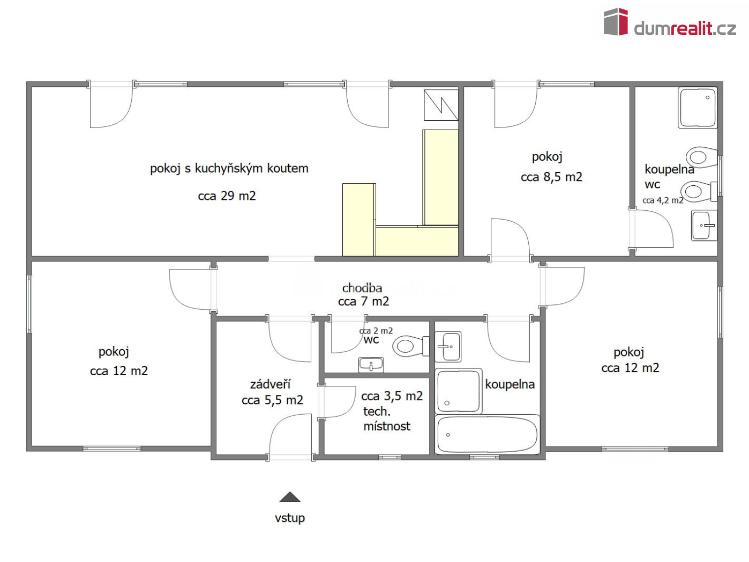 Аренда семейного дома Mělník, Jasanová č. 8