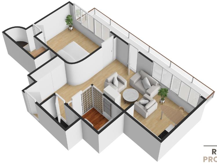 Pronájem bytu 2+KK Praha, Masarykovo nábřeží č. 25