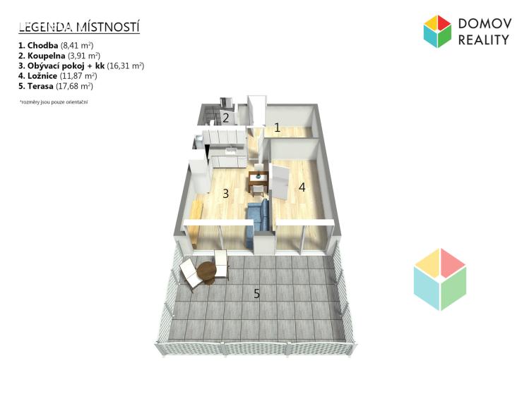 Pronájem bytu 2+KK Hořovice, Ječná 1675/1 č. 11