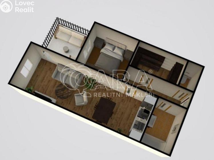 Pronájem bytu 2+KK Olomouc, Janského 544/5 č. 10