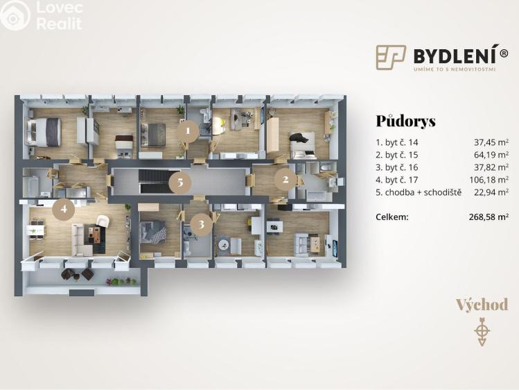 Prodej činžovního domu Teplice, Spojenecká 803/15 č. 7