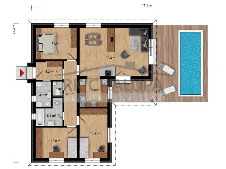 Prodej rodinného domu Hosín č. 4