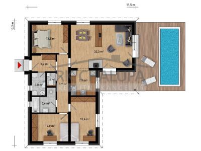 Продаж сімейного будинку Hosín č. 4