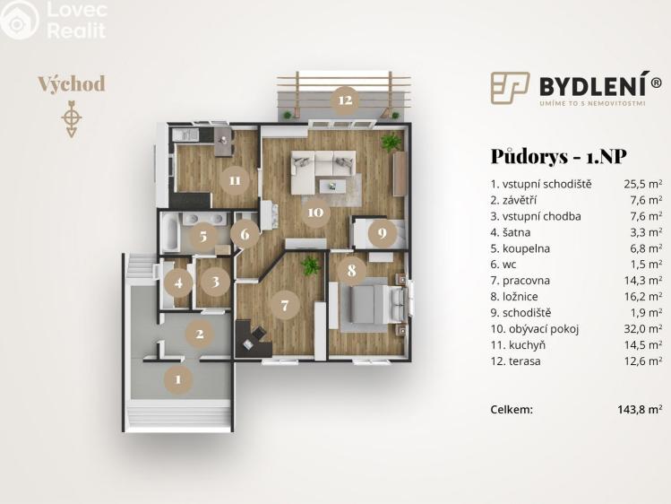 Prodej rodinného domu Zahořany č. 13