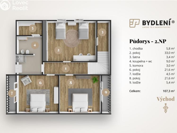 Prodej rodinného domu Zahořany č. 14