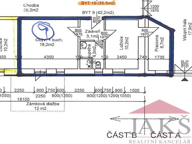 Prodej bytu 3+KK Dlouhá Ves č. 10
