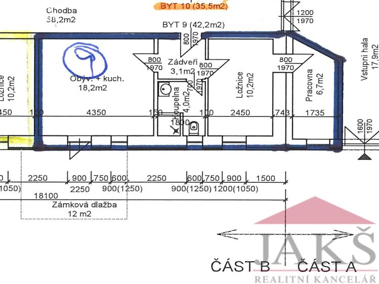 Prodej bytu 3+KK Dlouhá Ves č. 1