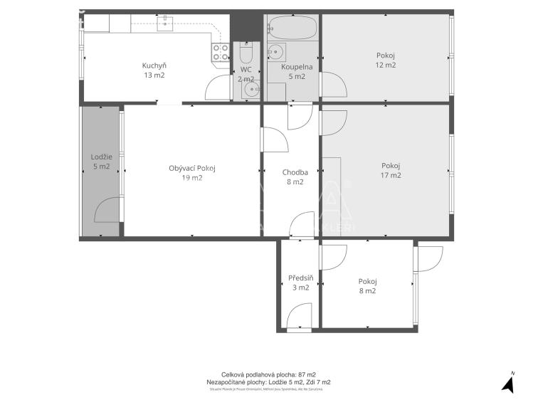 Prodej bytu 4+1 Liberec, Pazderkova 933/3 č. 10