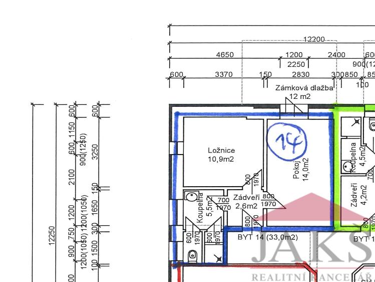 Продаж квартири 2+KK Dlouhá Ves č. 3