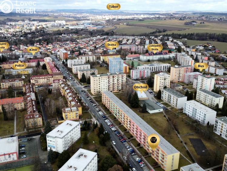 Prodej bytu 1+1 Sezimovo Ústí, Dukelská 646/11 č. 16