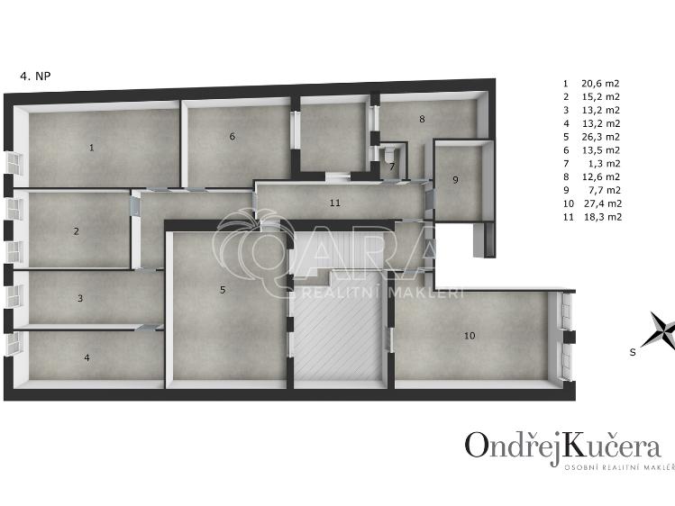 Prodej činžovního domu Trutnov, Krakonošovo náměstí 123 č. 6