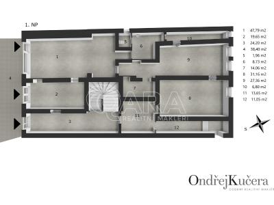Sale apartment building Trutnov, Krakonošovo náměstí 123 č. 3