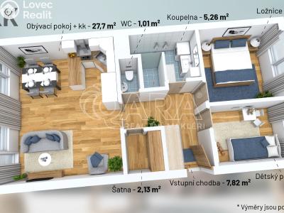 Prodej bytu 3+KK Praha, Novodvorská č. 2