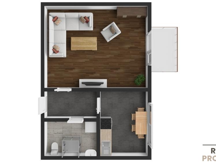 Sale apartment 1+1 Břeclav, Na Valtické 736/86 č. 14