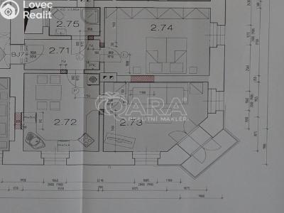 Pronájem bytu 2+1 Nová Bystřice, Vídeňská 383 č. 2