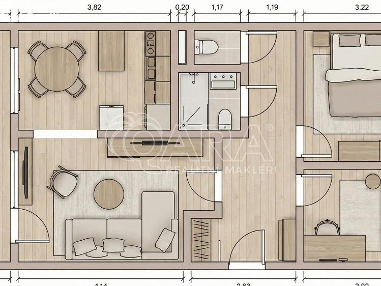 Prodej bytu 3+1 Praha, Rumburská 246/18 č. 3