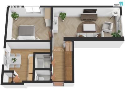 Prodej bytu 2+1 Kynšperk nad Ohří, Jana Nerudy č. 31