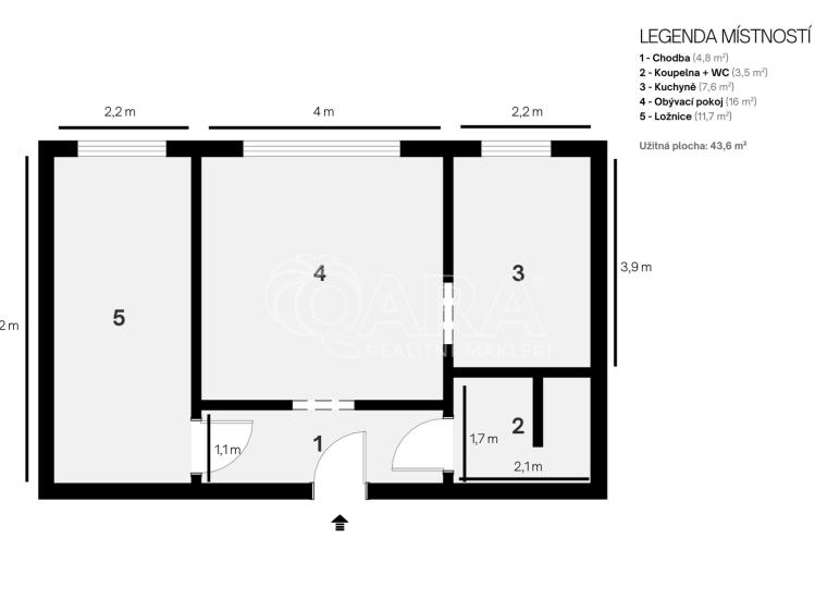 Prodej bytu 2+1 Ostrava, Dolní 3014/82 č. 28