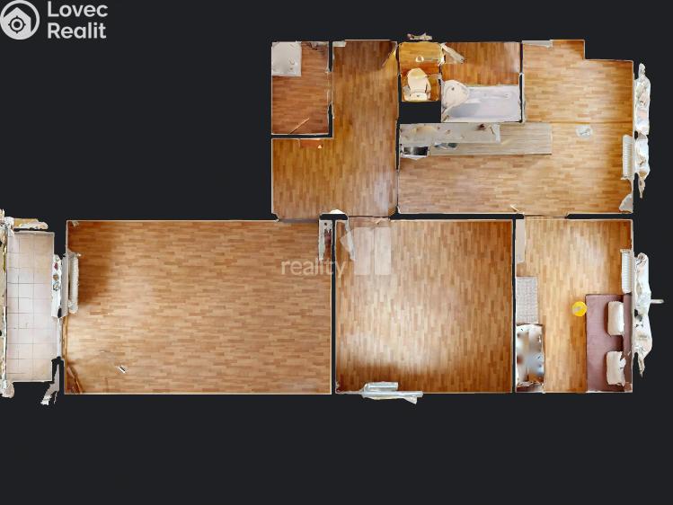 Prodej bytu 3+1 Havlíčkův Brod, Žižkov II č. 26