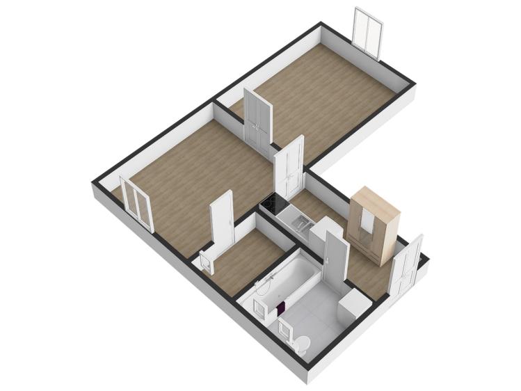 Pronájem bytu 2+KK Praha, Grafická č. 15