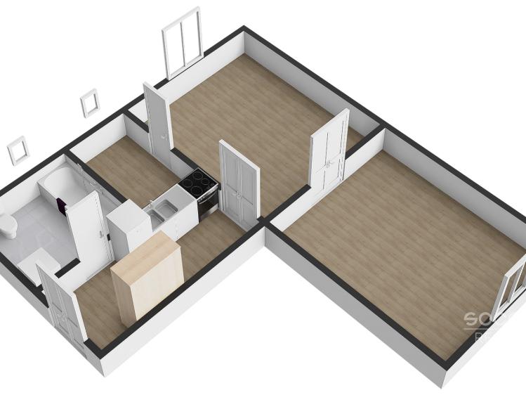 Pronájem bytu 2+KK Praha, Grafická č. 17