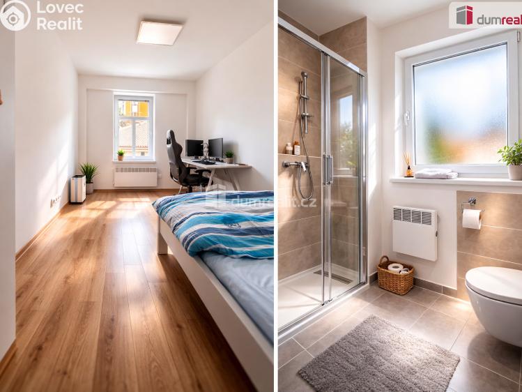 Pronájem bytu 1+1 Teplice, Křičkova č. 4