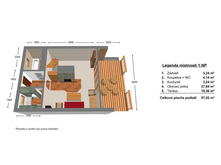 Prodej chaty Valašské Meziříčí č. 15