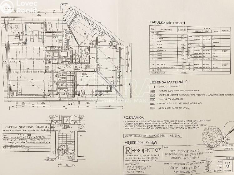 Pronájem bytu 4+KK Praha, Bělocerkevská 634/6 č. 7